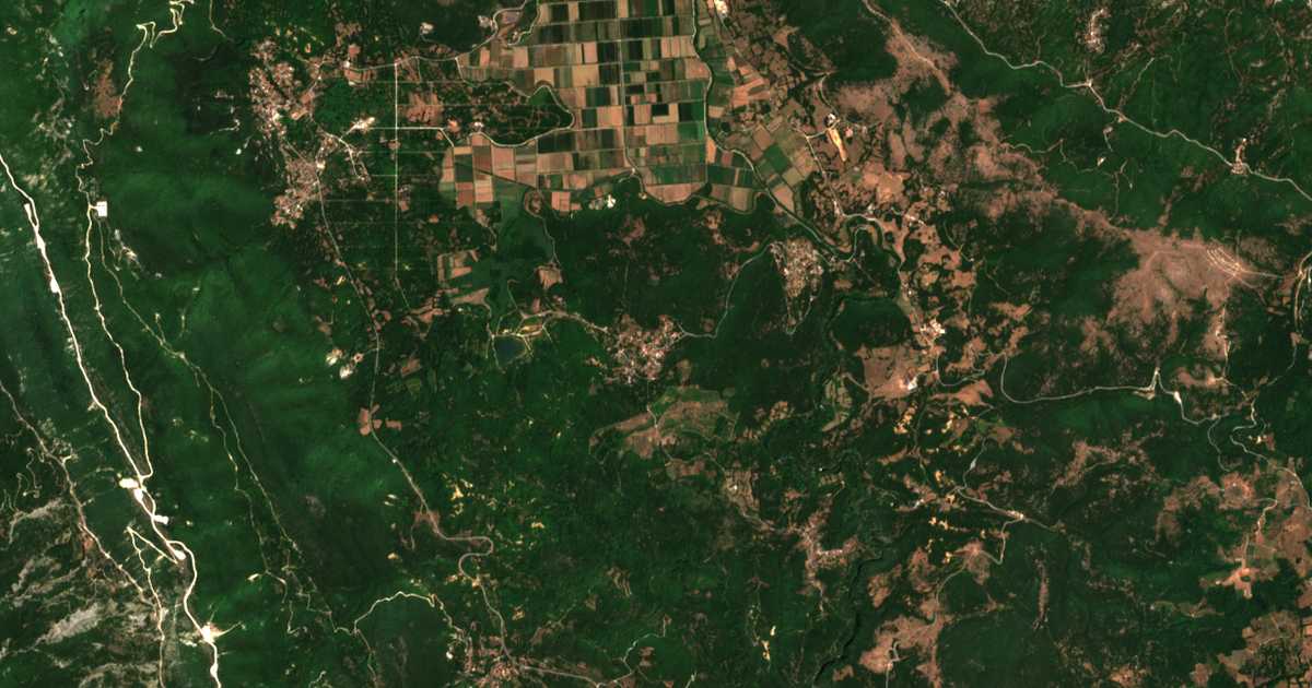 Carte satellite de Riáchovon