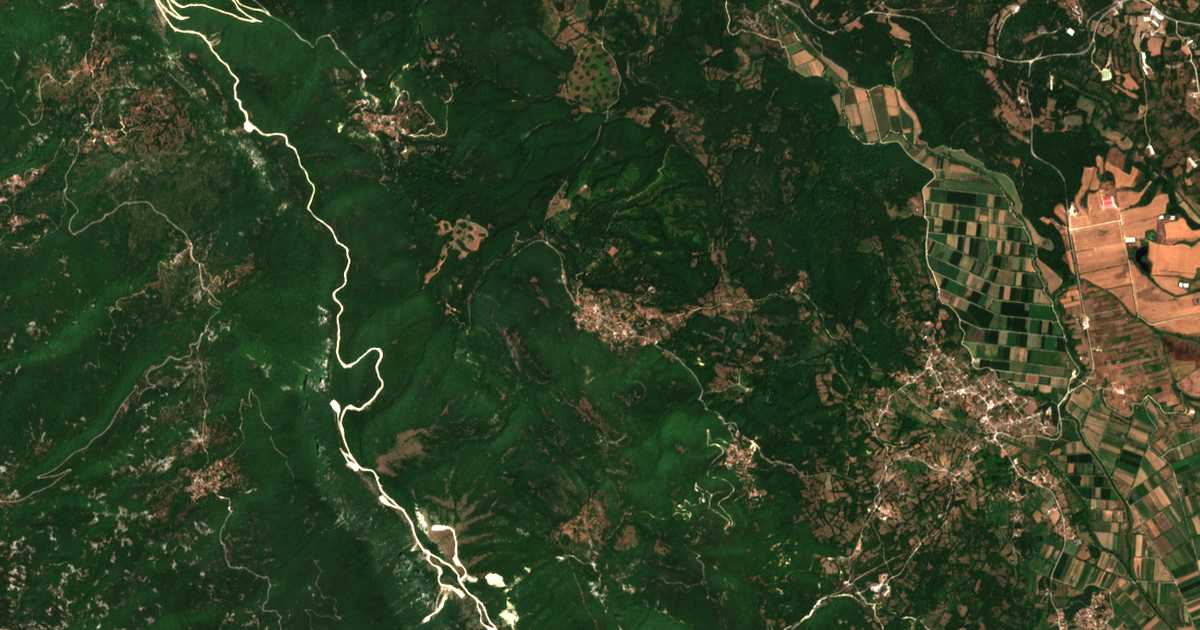 Carte satellite de Sitariá