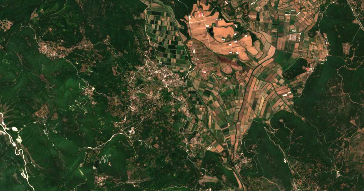 Carte satellite de Stavrodrómion