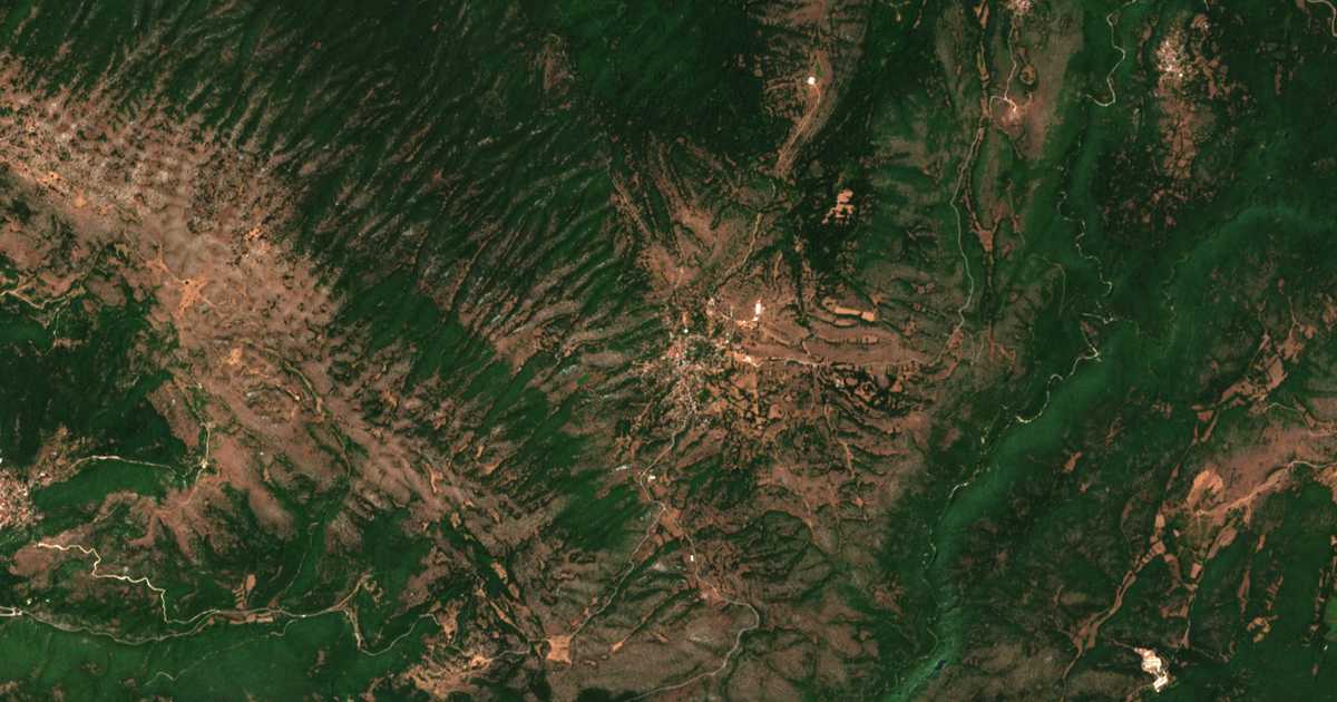 Carte satellite de Víssani