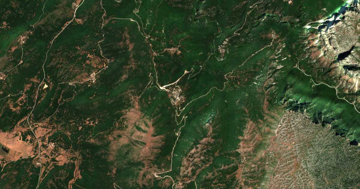 Carte satellite de Arísti