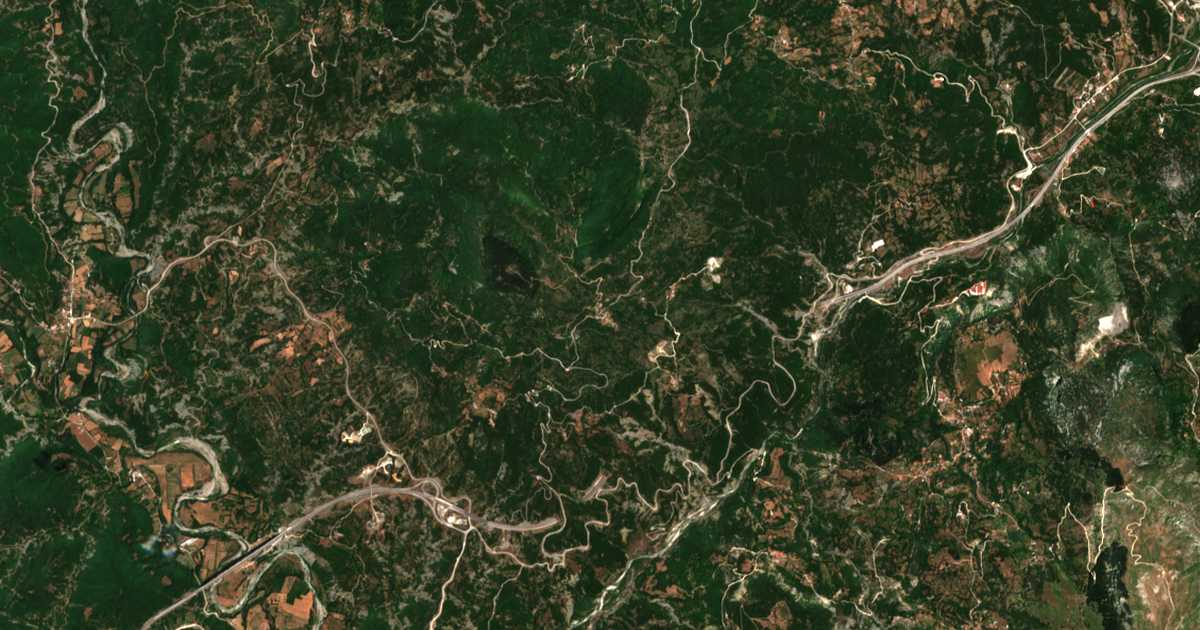 Carte satellite de Demátion