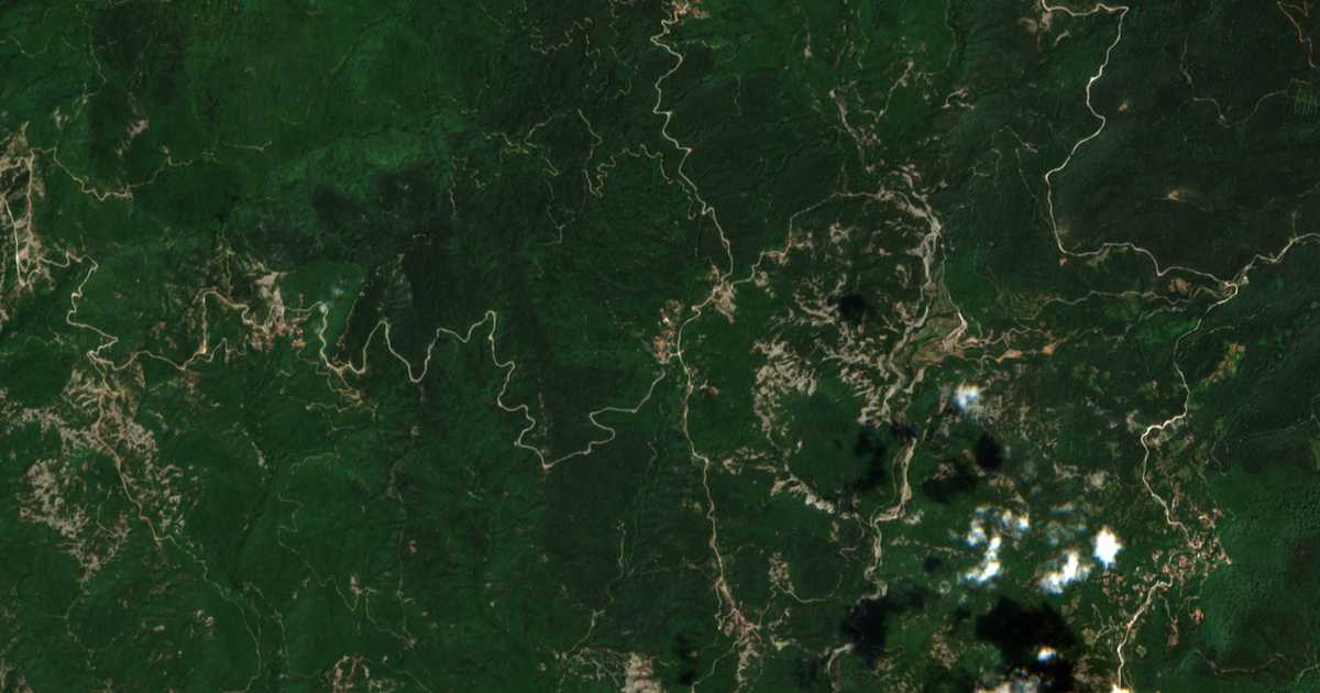 Carte satellite de Dóliani