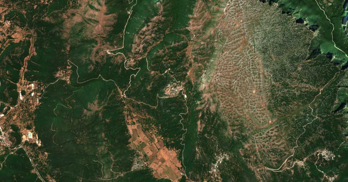 Carte satellite de Elafótopos