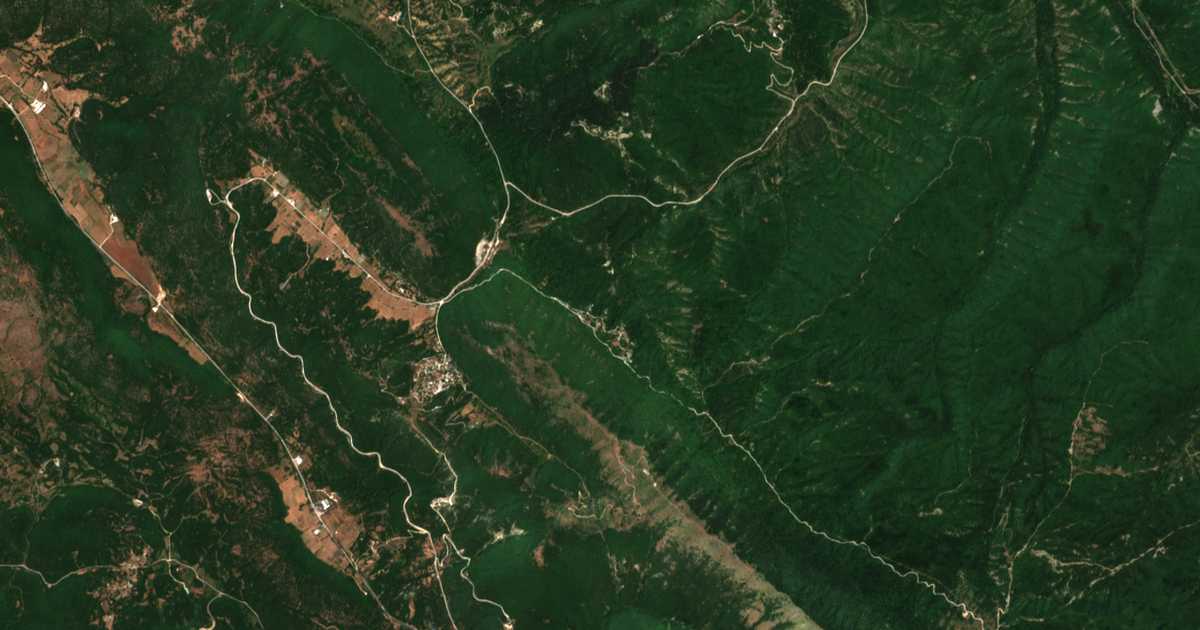 Carte satellite de Eláti