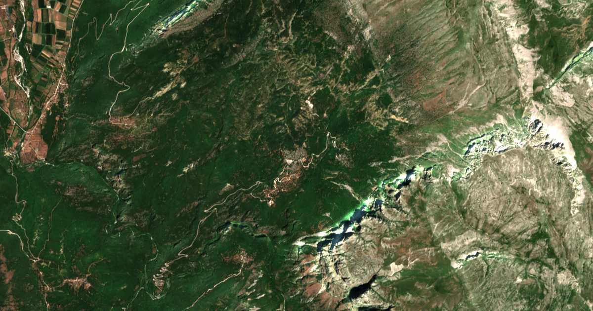 Carte satellite de Pápingo