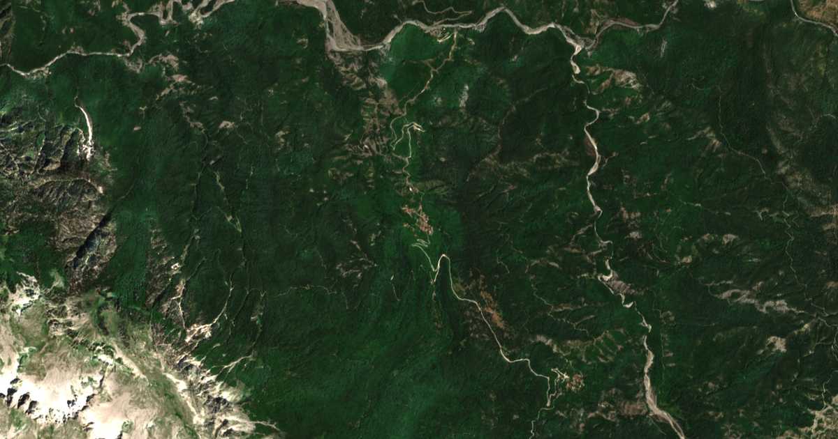 Carte satellite de Vrysochórion