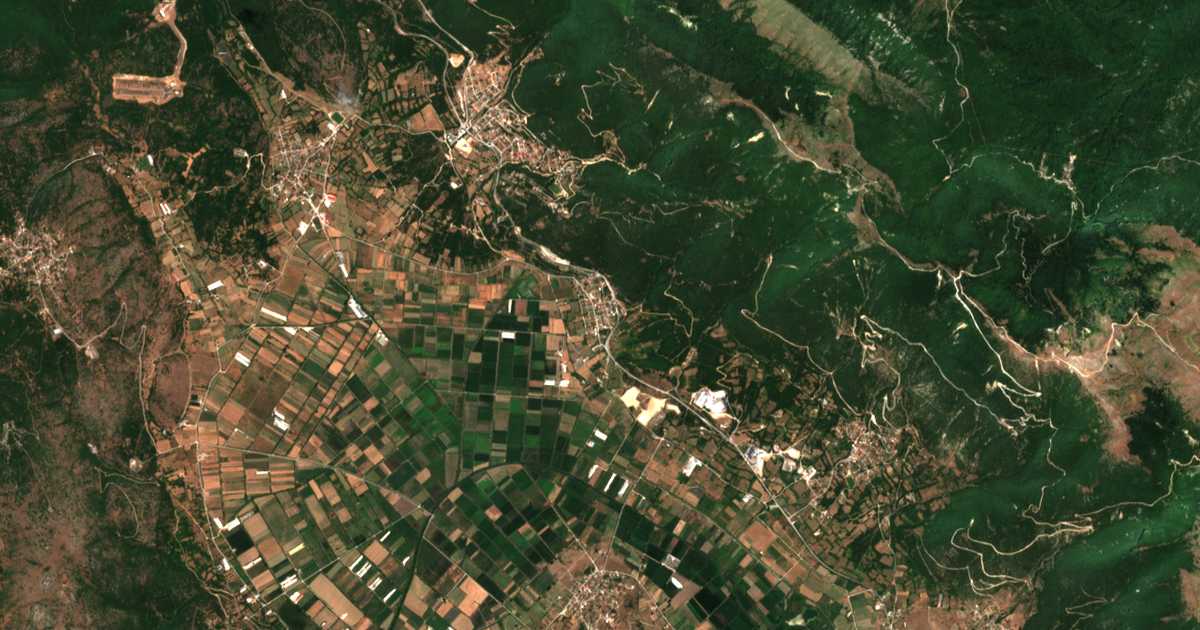 Carte satellite de Asfáka