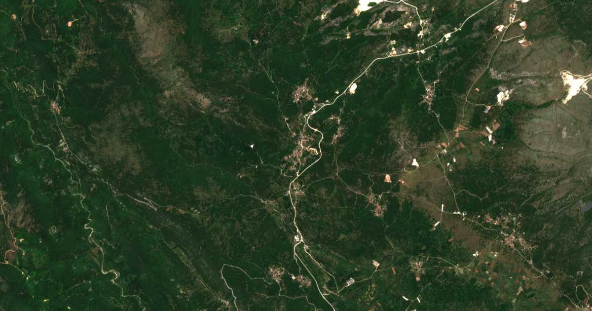 Carte satellite de Gramménon