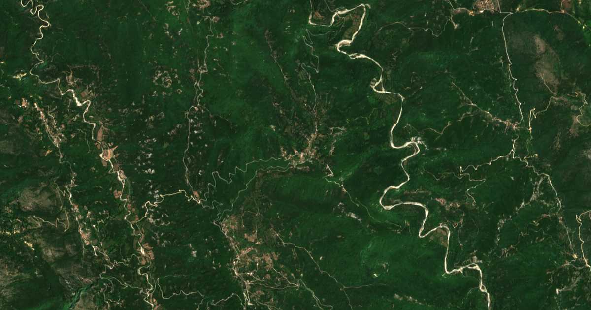 Carte satellite de Granítsa
