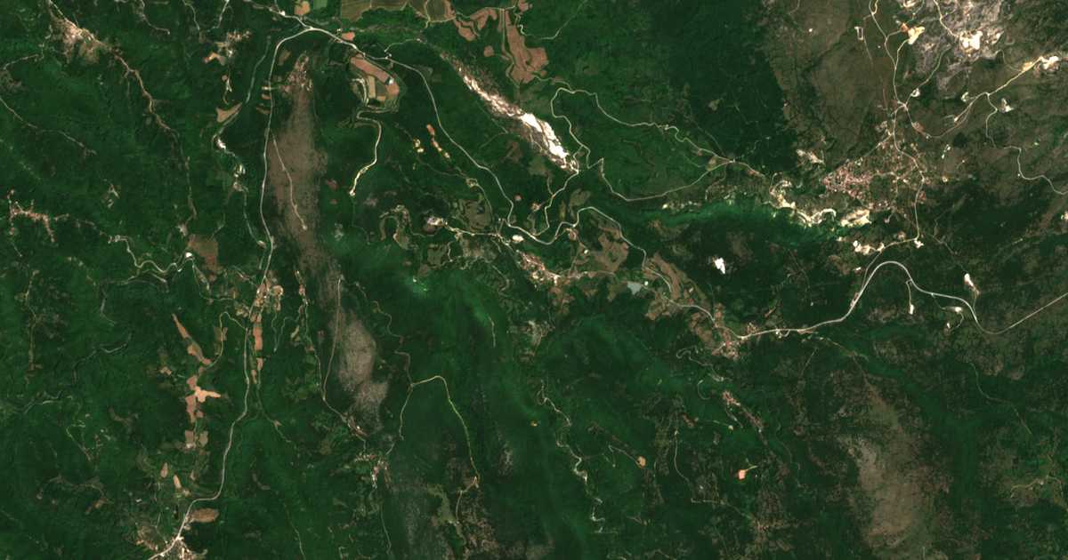 Carte satellite de Paliourí