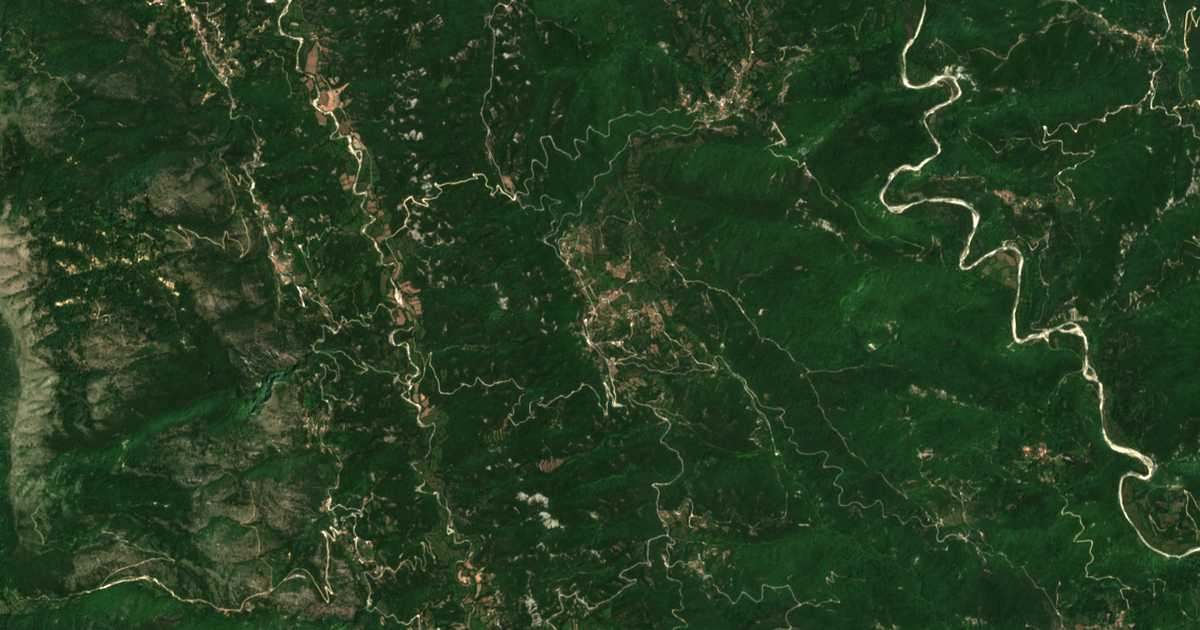 Carte satellite de Radovízion