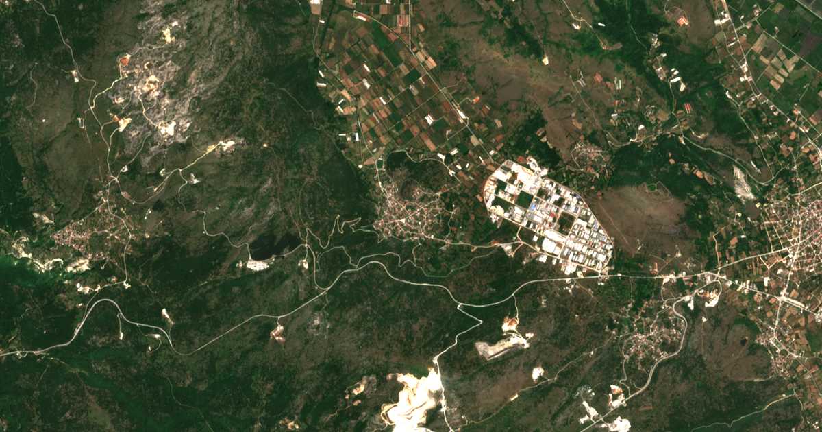 Carte satellite de Rodotópion