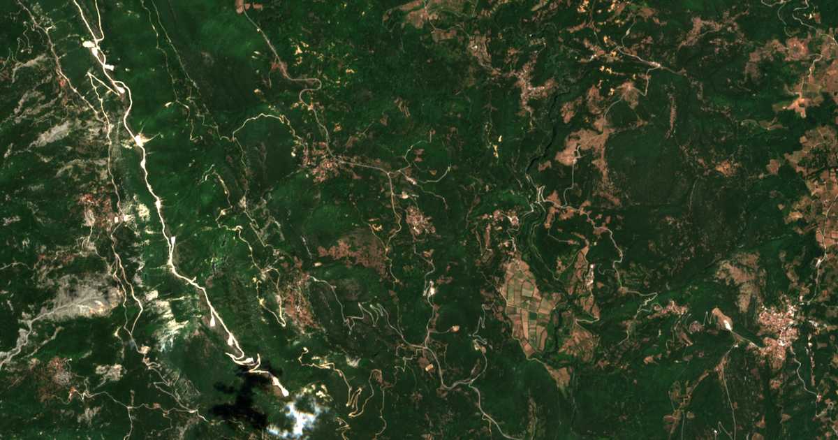 Carte satellite de Vasilópoulon