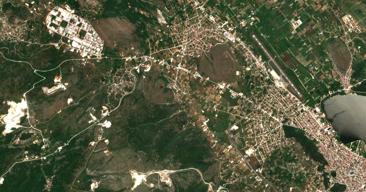 Carte satellite de Vounoplagiá