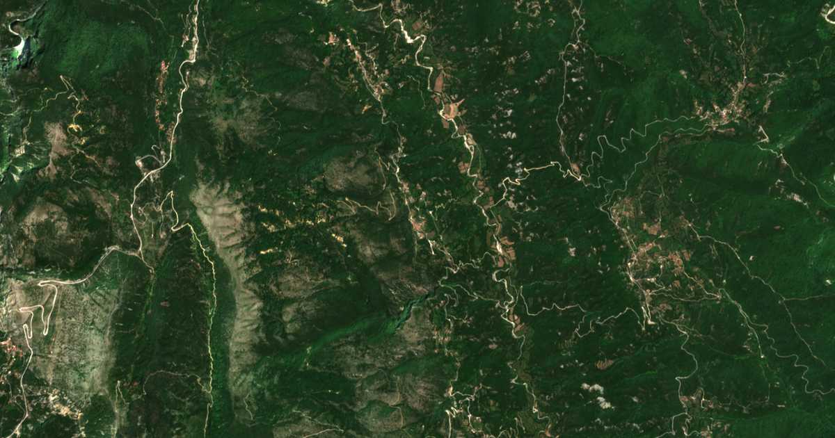 Carte satellite de Zálongo