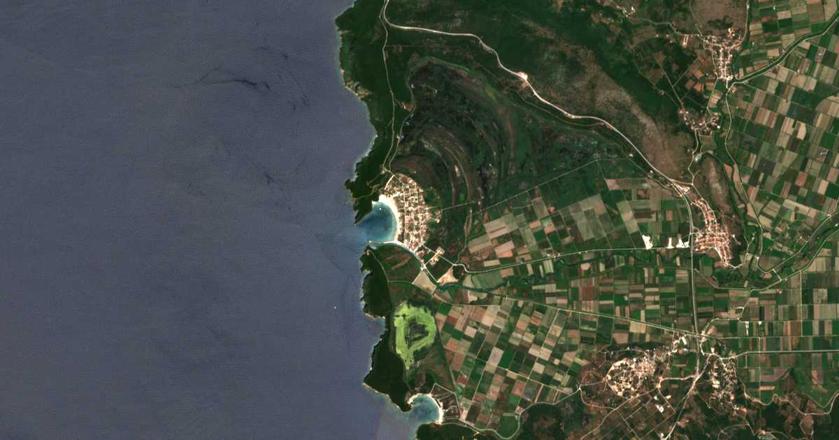Carte satellite de Ammoudia