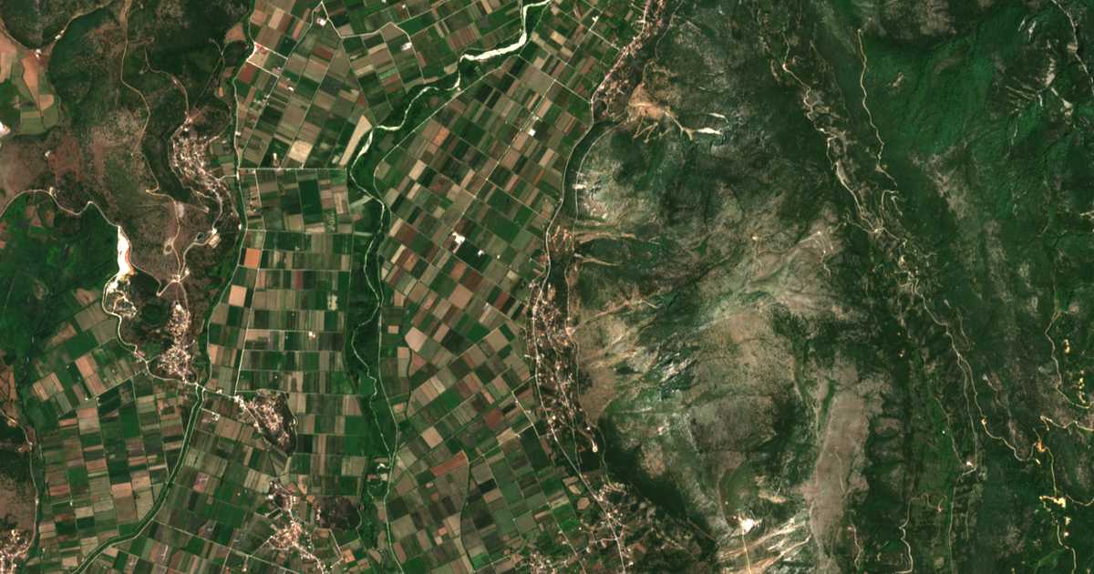 Carte satellite de Kleisoúra