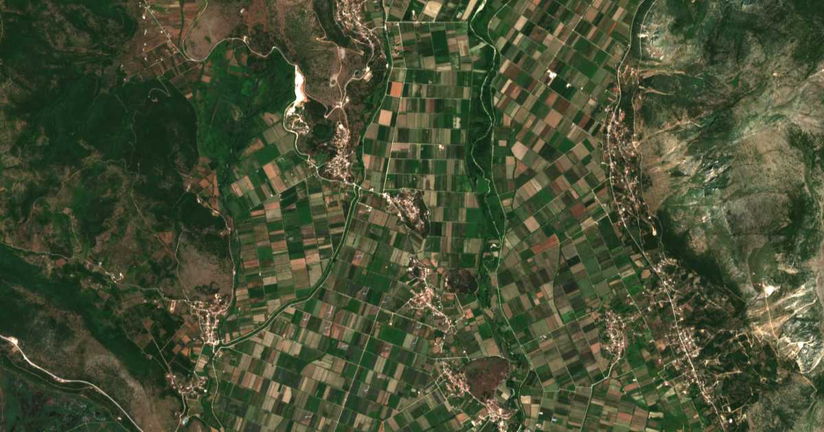 Carte satellite de Koronópoulon
