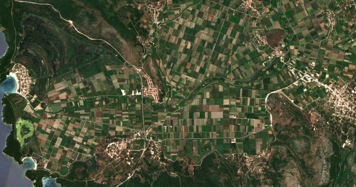 Carte satellite de Mesopótamon
