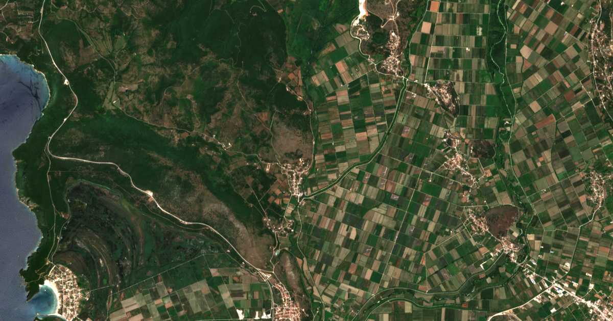 Carte satellite de Thémelon