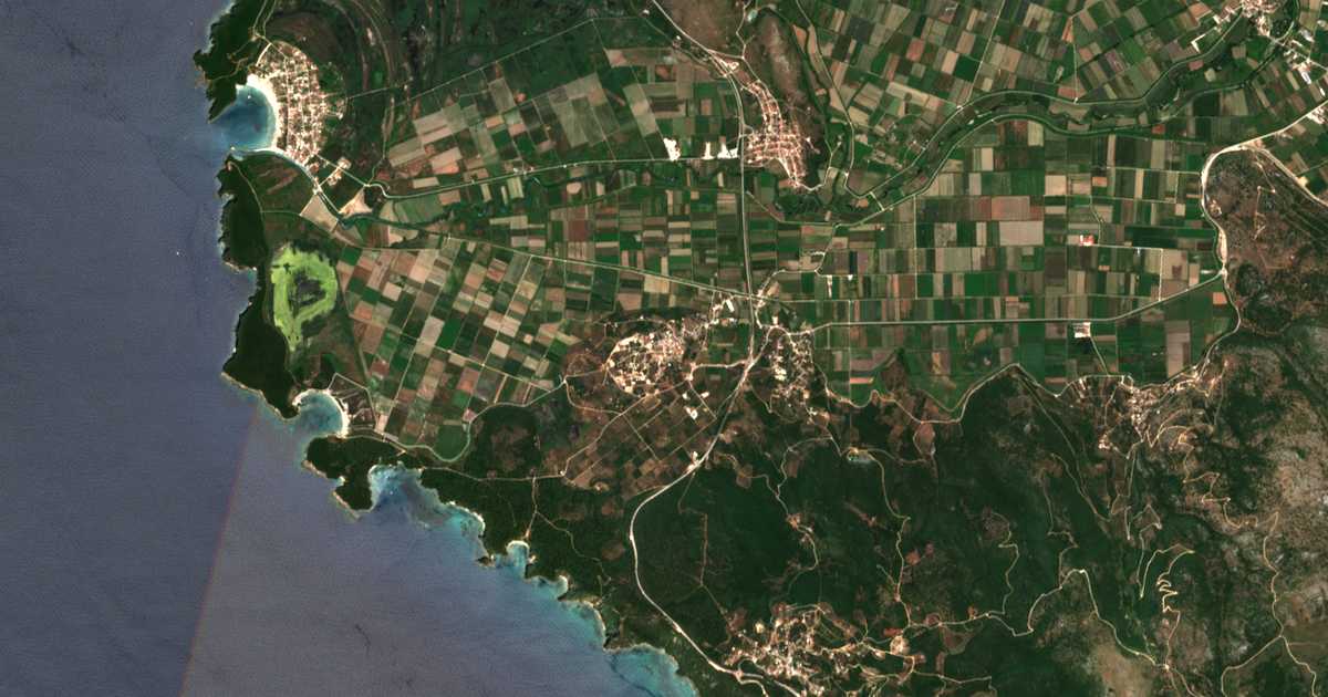 Carte satellite de Valanidórachi