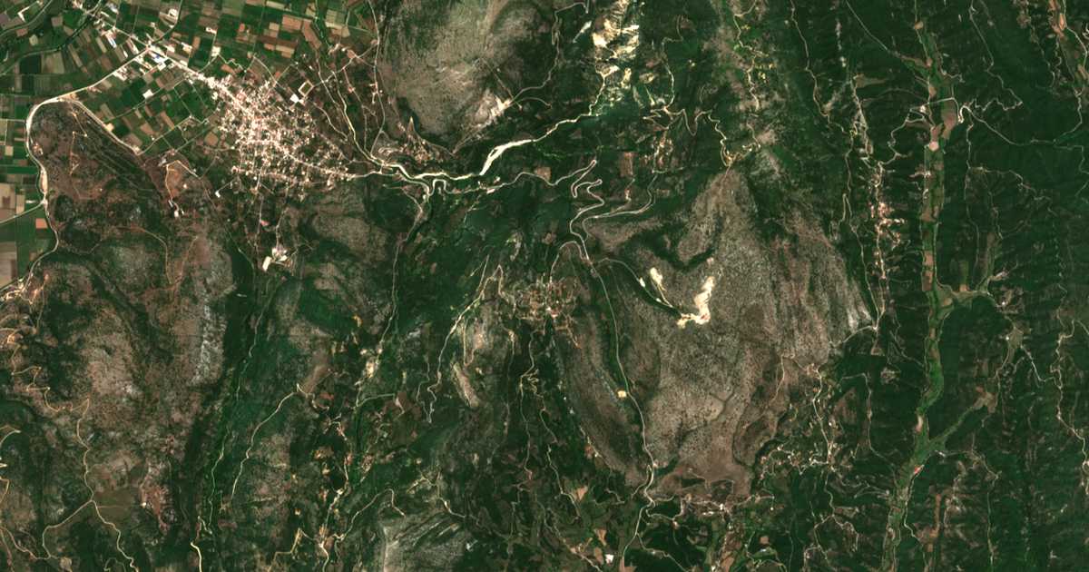 Carte satellite de Valanidoússa