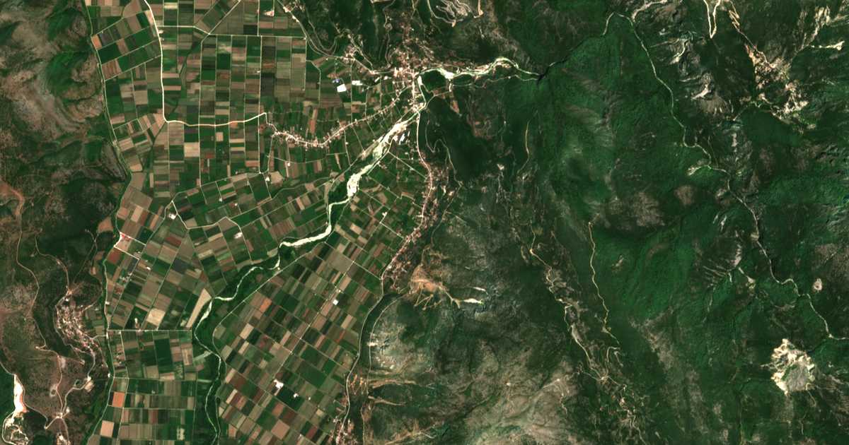 Carte satellite de Vouvopótamos