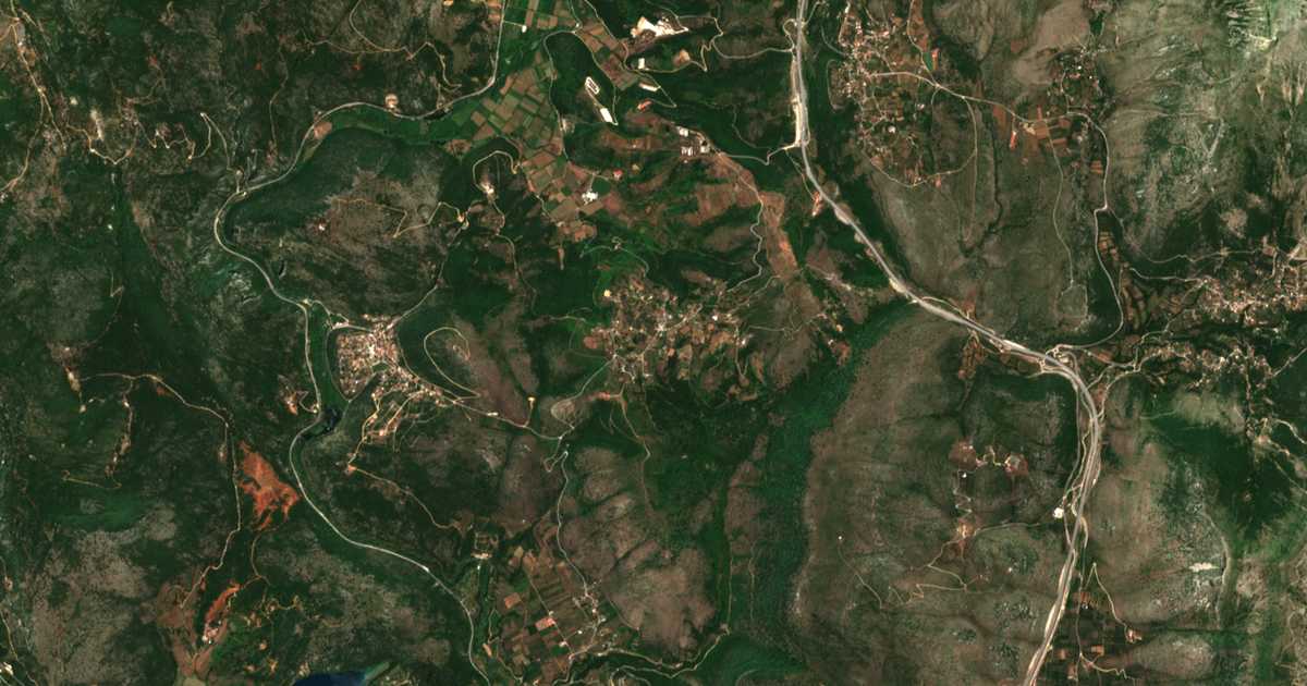 Carte satellite de Dryófyto