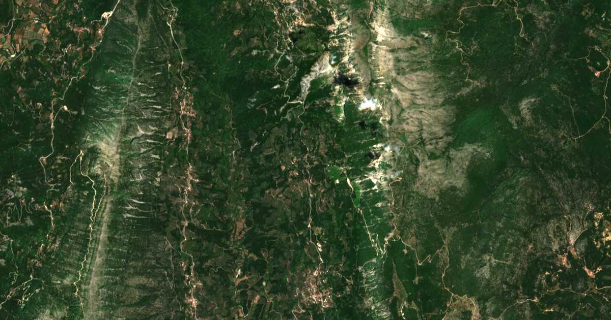 Carte satellite de Galíni