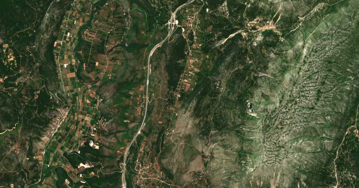 Carte satellite de Xirókampos