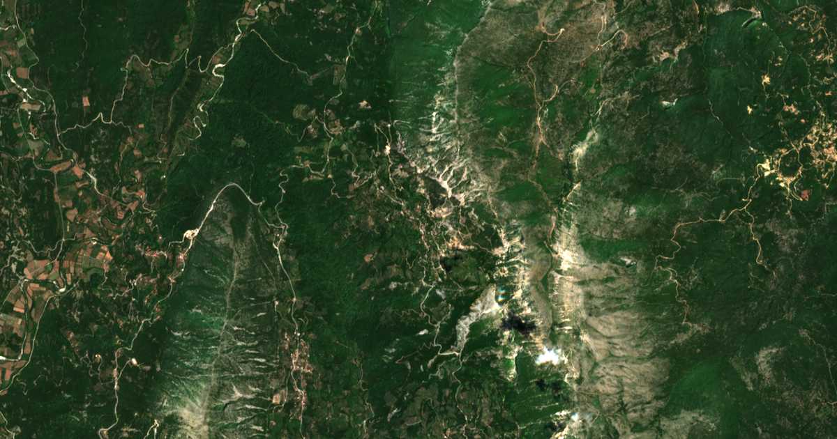 Carte satellite de Melianá