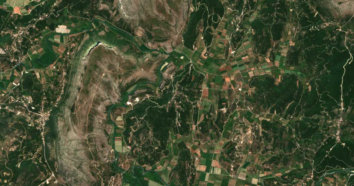 Carte satellite de Pigadoúlia