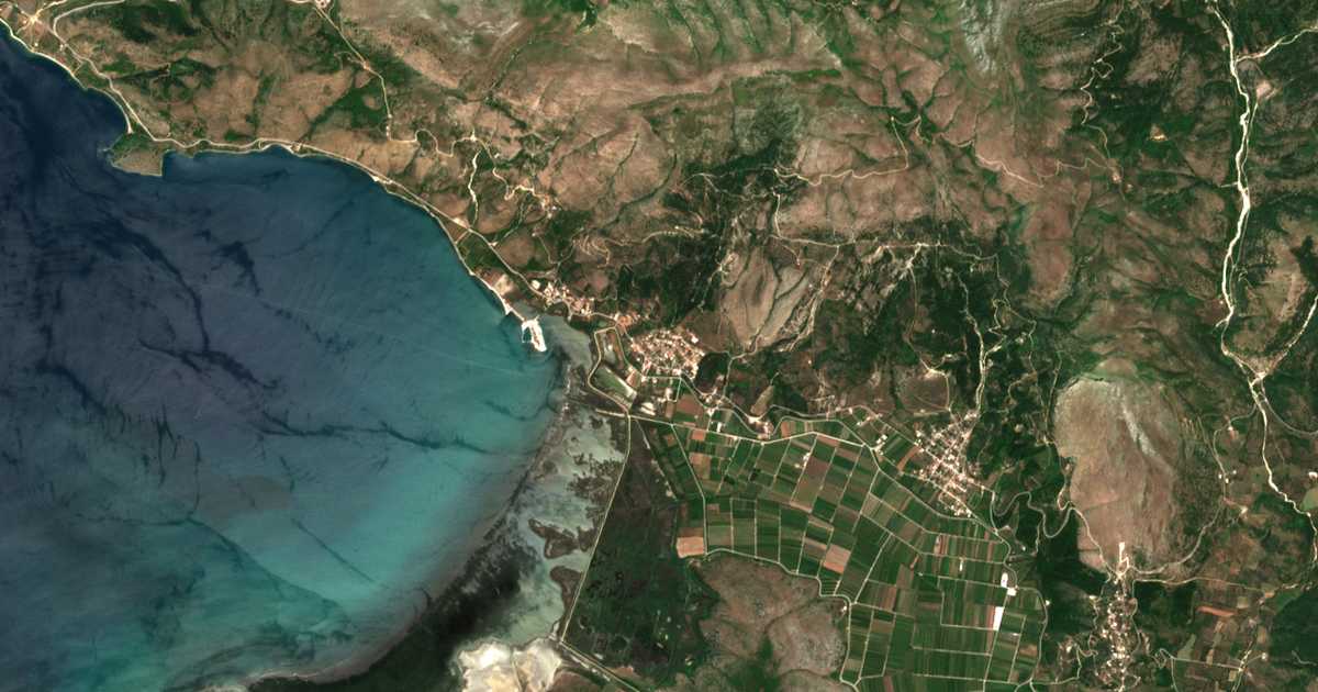 Carte satellite de Sagiáda