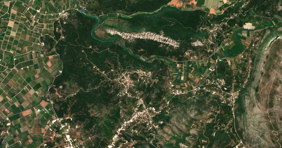 Carte satellite de Ágios Vlásios