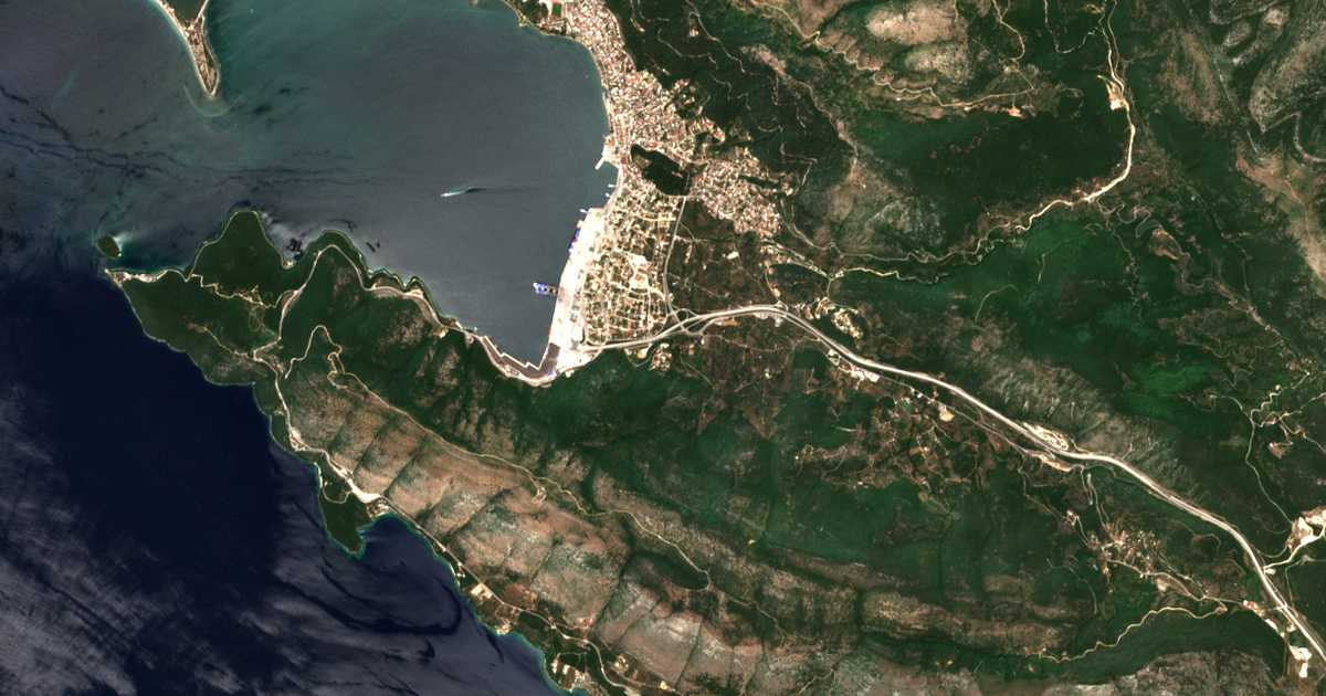 Carte satellite de Ladochóri