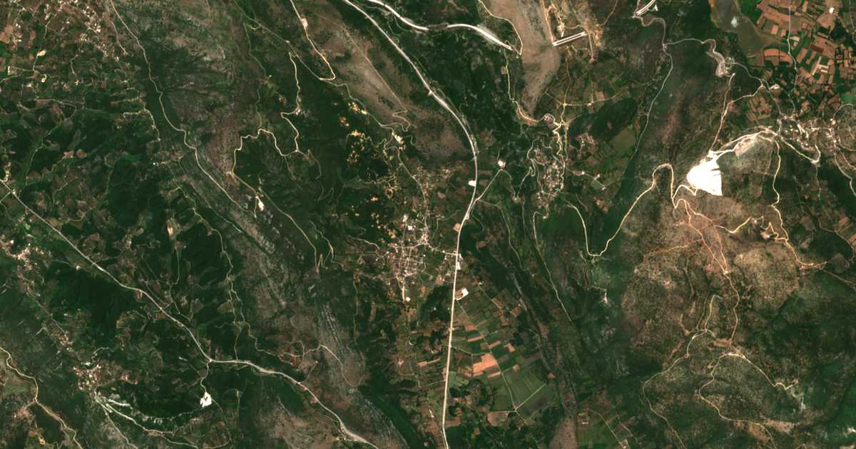 Carte satellite de Mazarakiá