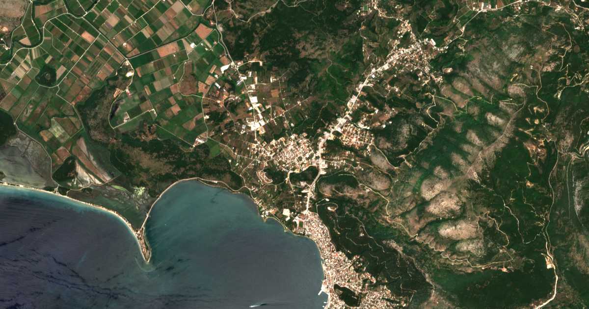 Carte satellite de Néa Seléfkia