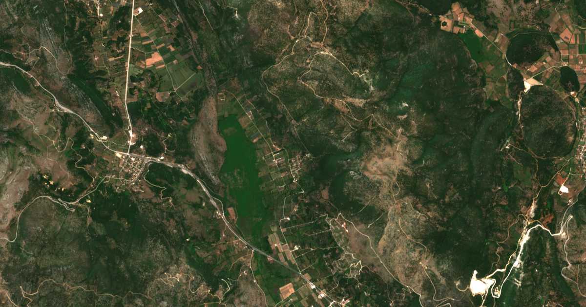 Carte satellite de Palaiókastron