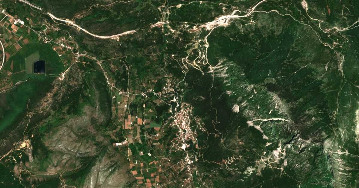 Carte satellite de Ágios Donátos
