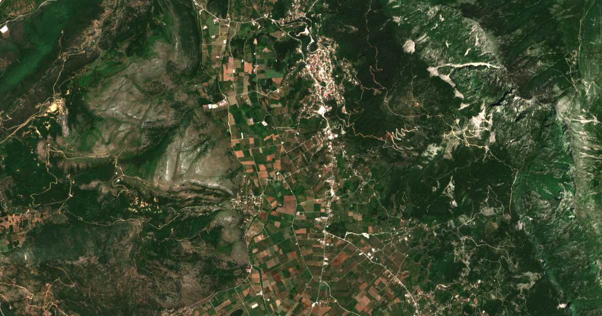 Carte satellite de Ágios Geórgios