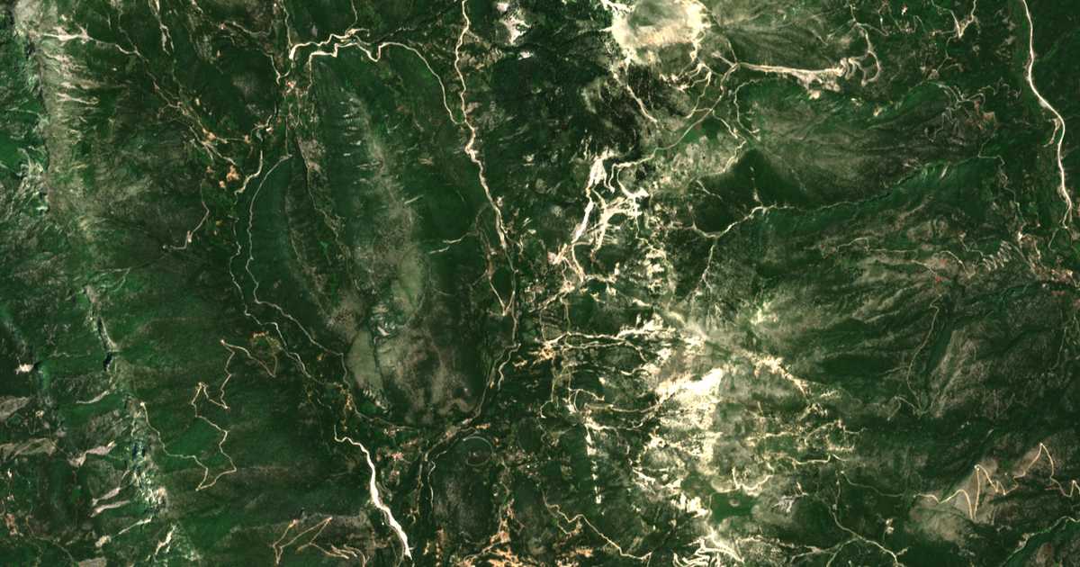 Carte satellite de Koukoulioí