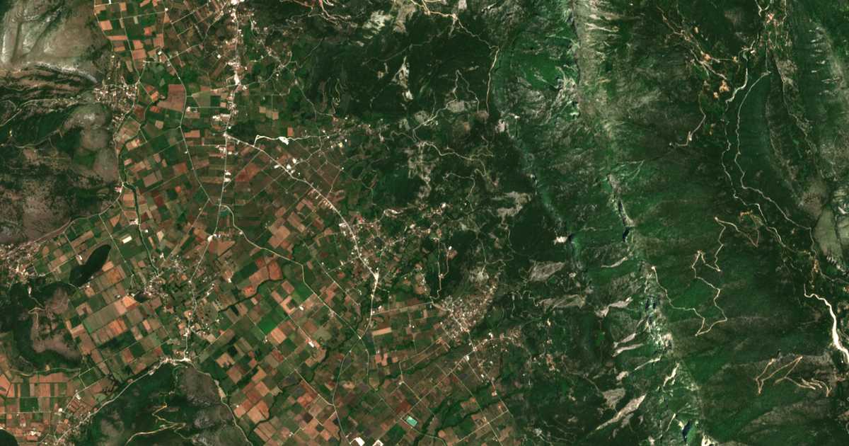 Carte satellite de Prodrómion