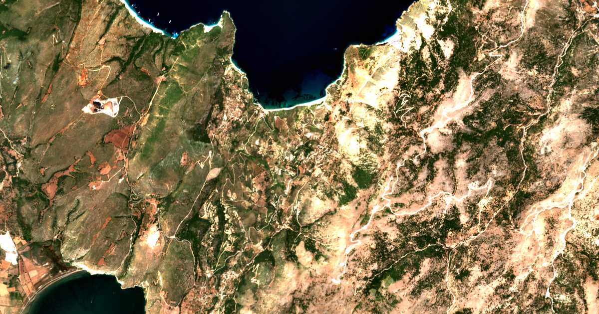 Carte satellite de Angónas
