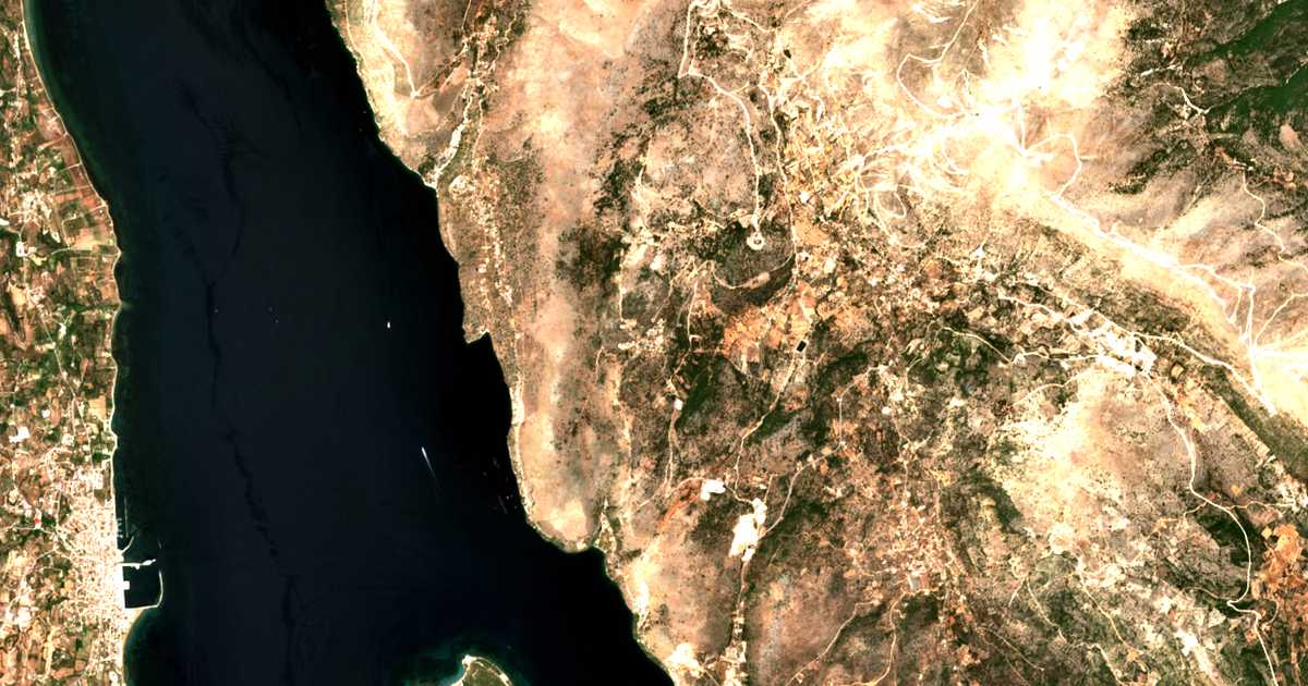 Carte satellite de Davgáta