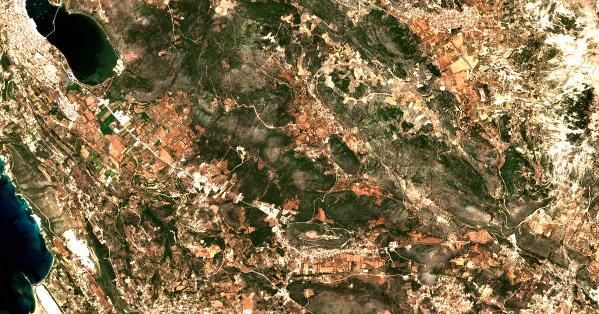 Carte satellite de Demoutsandáta