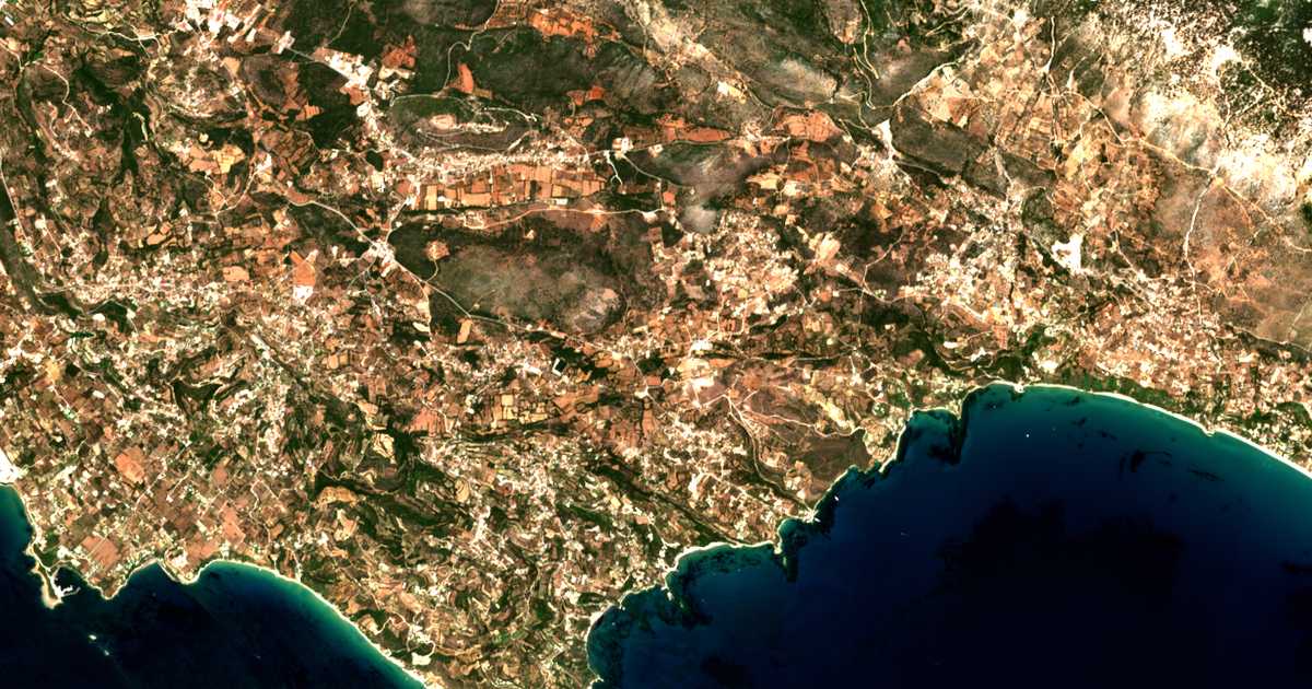 Carte satellite de Dorizáta