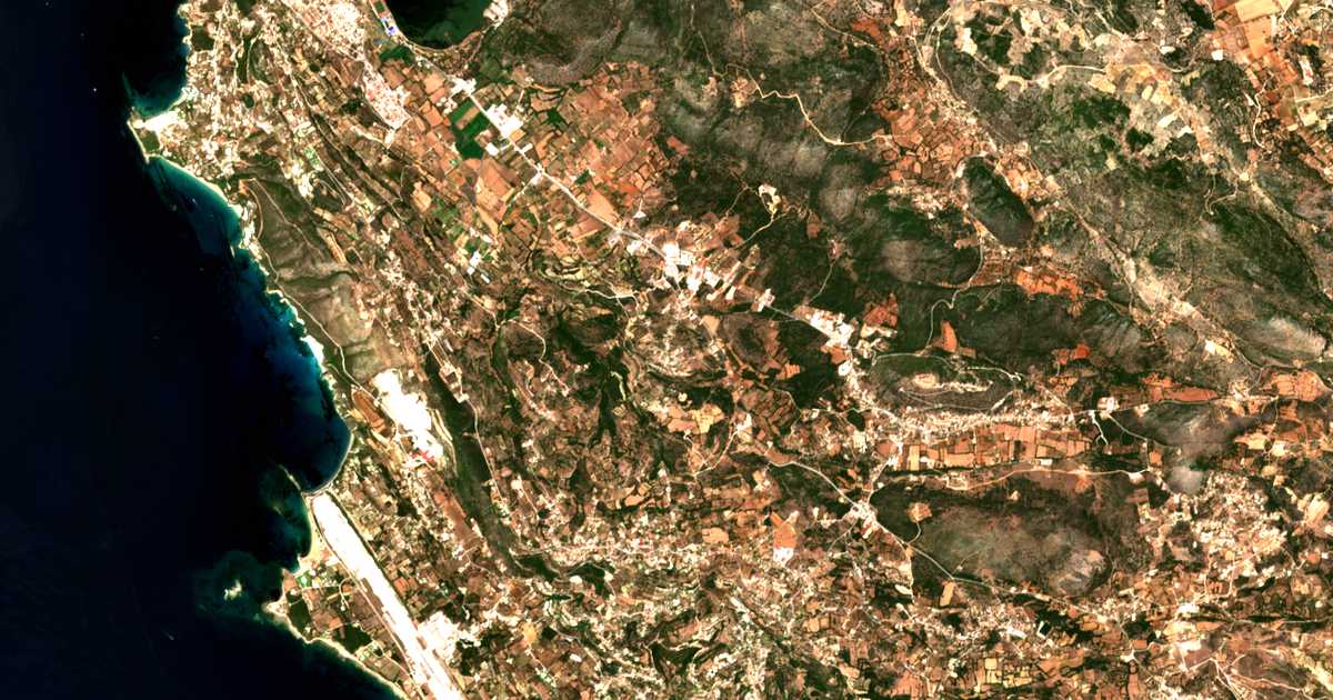 Carte satellite de Kokoláta