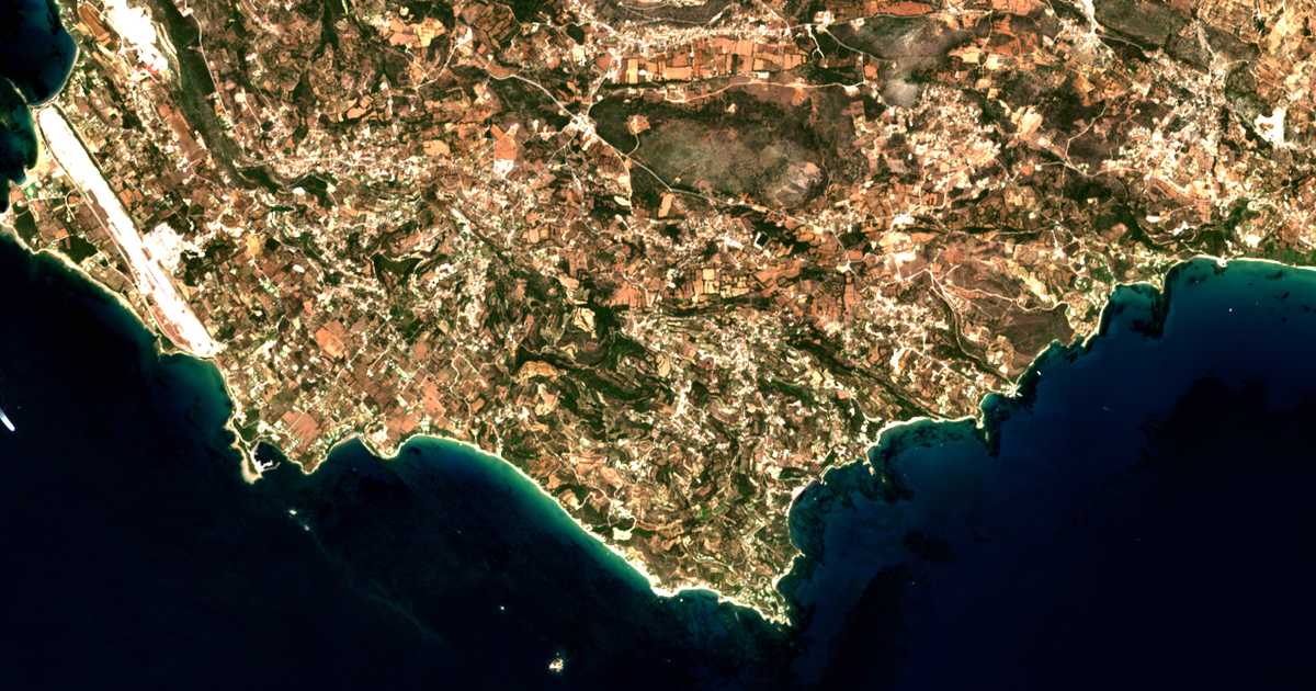 Carte satellite de Koriánna