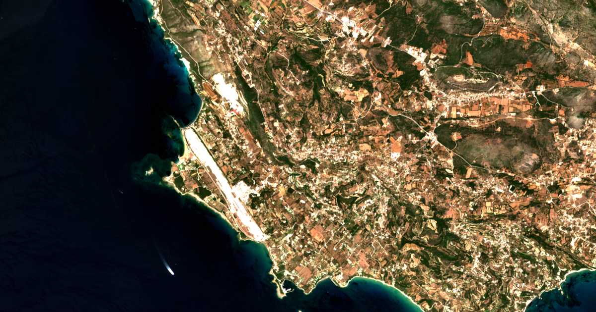 Carte satellite de Lakíthra